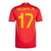 Original Trikotsatz Spanien Williams JR 17 Heimtrikot EURO 2024 Für Kinder